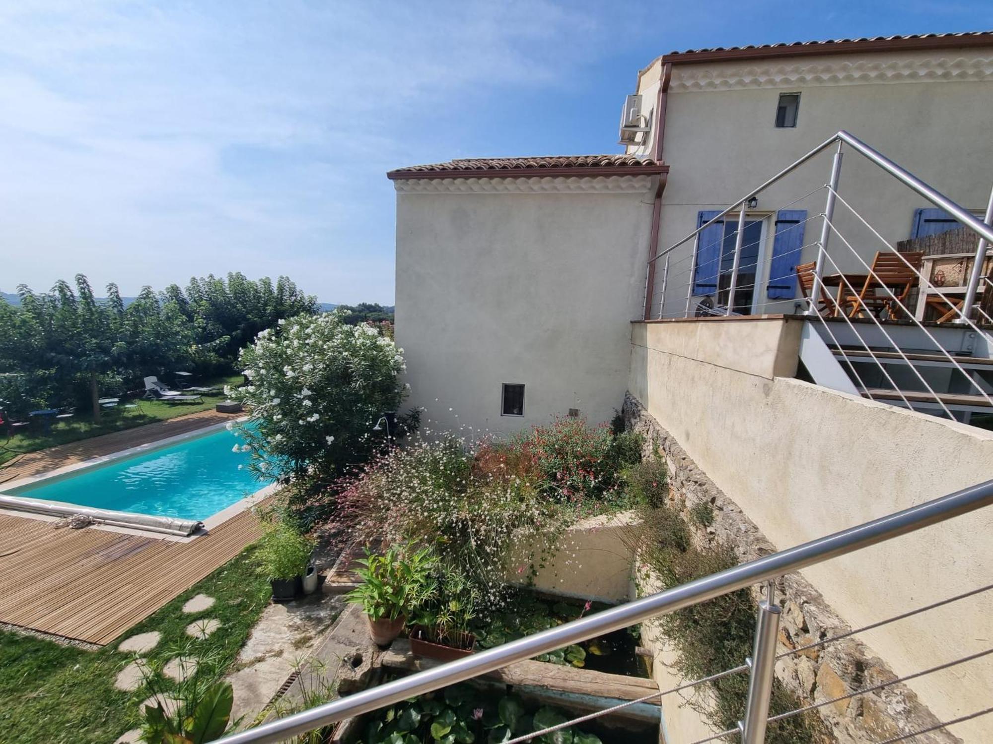 Au Fil De Soi Villa Saint-Julien-de-Peyrolas Rom bilde