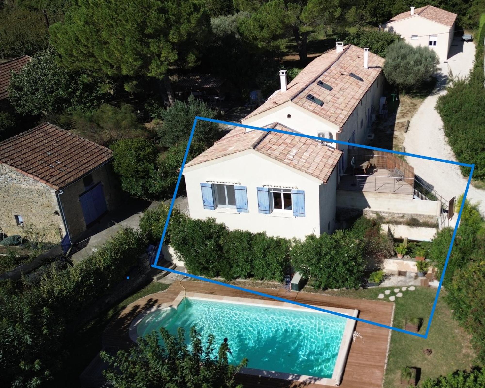 Au Fil De Soi Villa Saint-Julien-de-Peyrolas Rom bilde